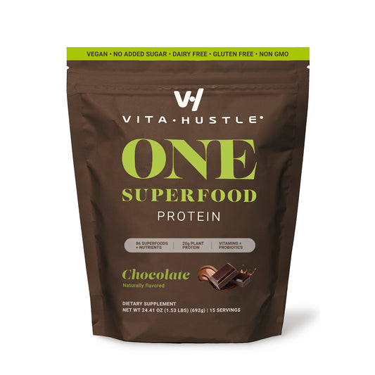 VitaHustle ONE Superfood Protein, 15 Svg Bag